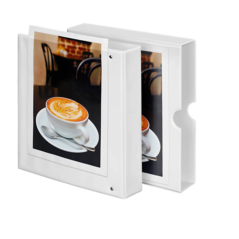 EICHNER Präsentationsringbuch 4-Ringe weiß 6,0 cm DIN A4, 1 St.