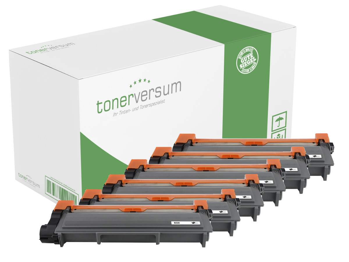 Alternativ zu Brother TN-2320 Toner Black XXL (6er Pack)