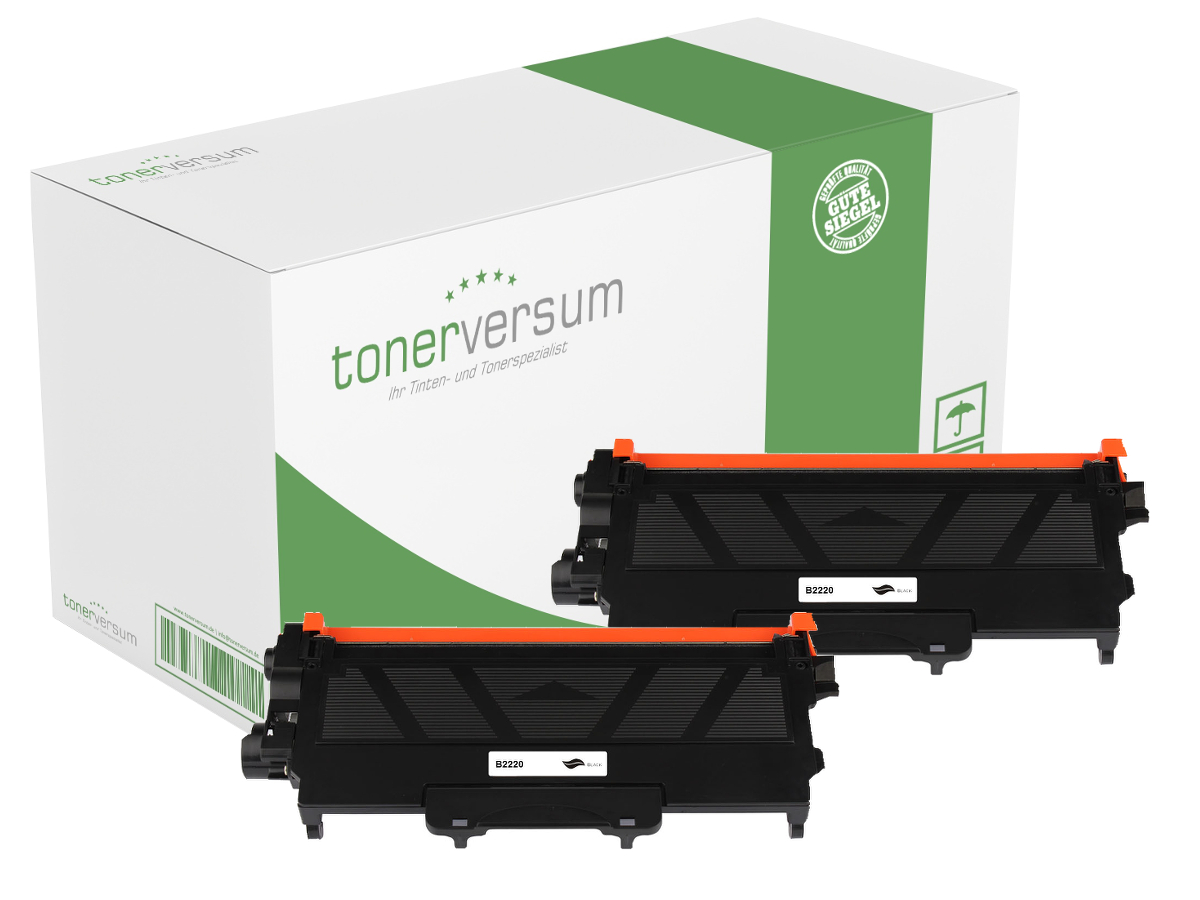 Alternativ zu Brother TN-2010 Toner Black XXL (2er Pack)