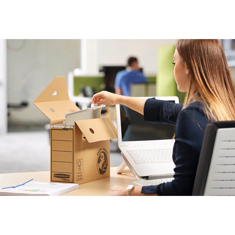 Bankers Box Archivboxen Earth Series braun 12,0 x 32,5 x 27,3 cm, 10 St.