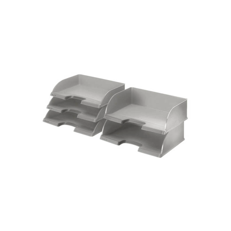 LEITZ Briefablage Jumbo quer Plus grau DIN A4, 1 St.