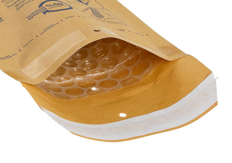 aroFOL® CLASSIC Luftpolstertaschen 1/A braun für DIN A7, 200 St.