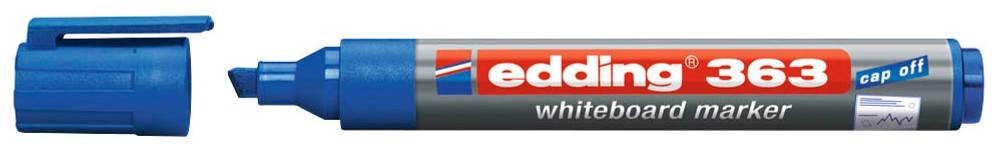 Edding 363 Whiteboardmarker Schwarz, Blau, Grün, Rot Keilspitze 1,0-5,0 mm (4er Set)