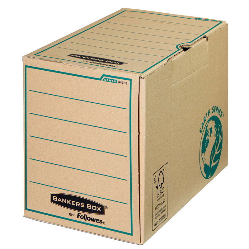 Bankers Box Archivboxen Bankers Box  Earth Series A4+ braun 20,0 x 35,0 x 26,0 cm, 20 St.