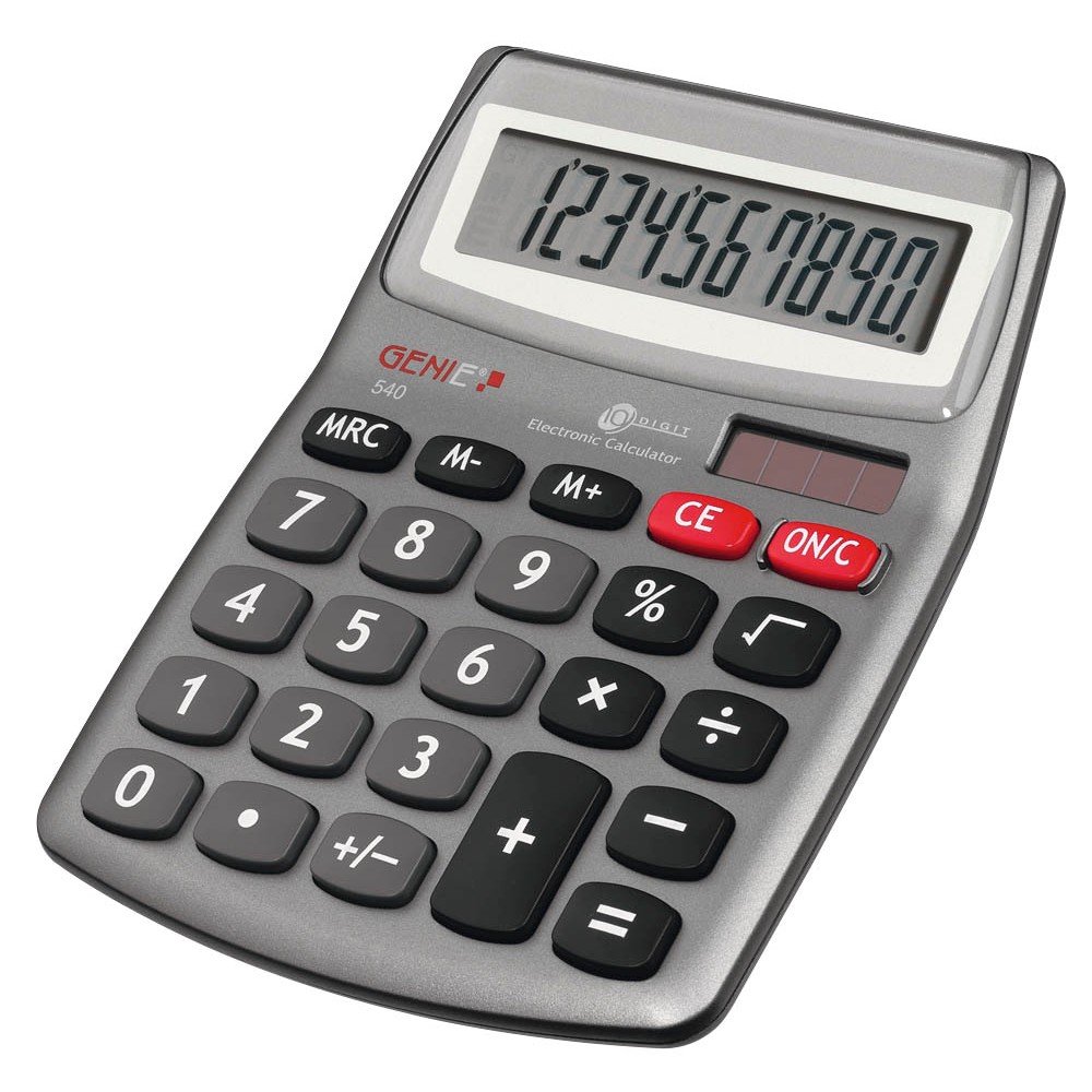 Genie Taschenrechner 540 Silber