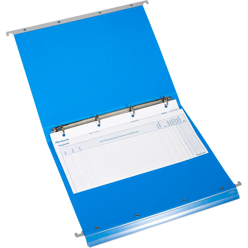 BOI Patienten-Dokumentations-Hängemappe 2-Ringe PMH2R blau Boden: 2,5 cm, 1 St.