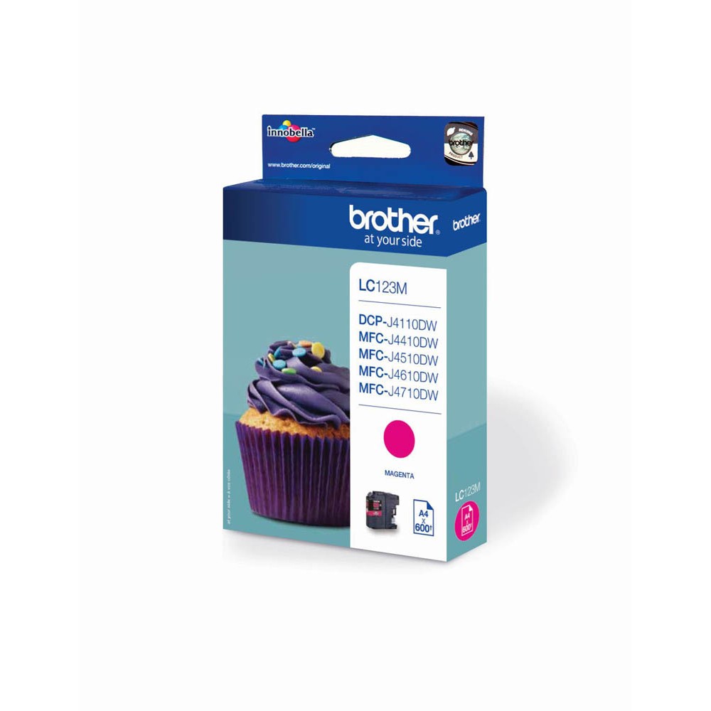 Brother LC-123M Tinte Magenta