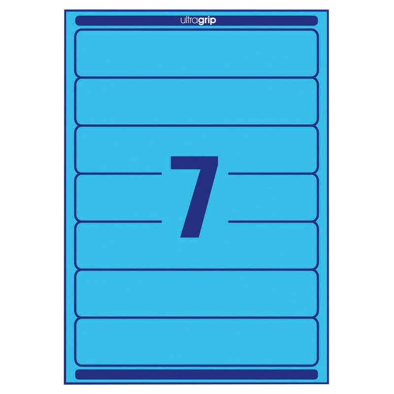 AVERY Zweckform Ordneretiketten L4763-20 blau, 20 Blatt