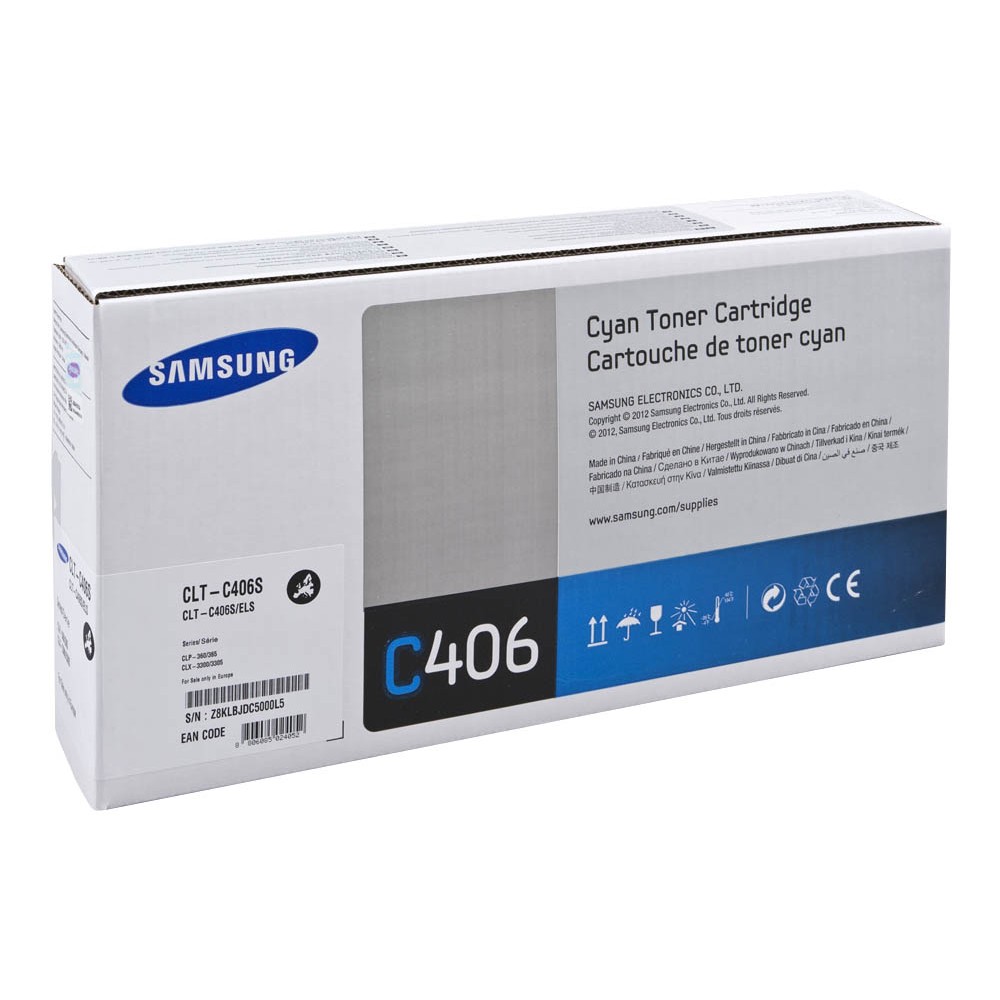 Samsung CLT-C406S / ST984A Toner Cyan