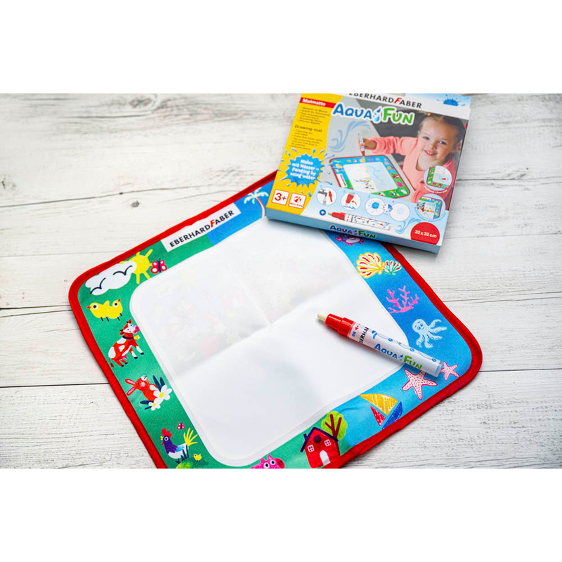 EBERHARD FABER Aqua Fun Malmatte mit Wasserstift, 1 St.