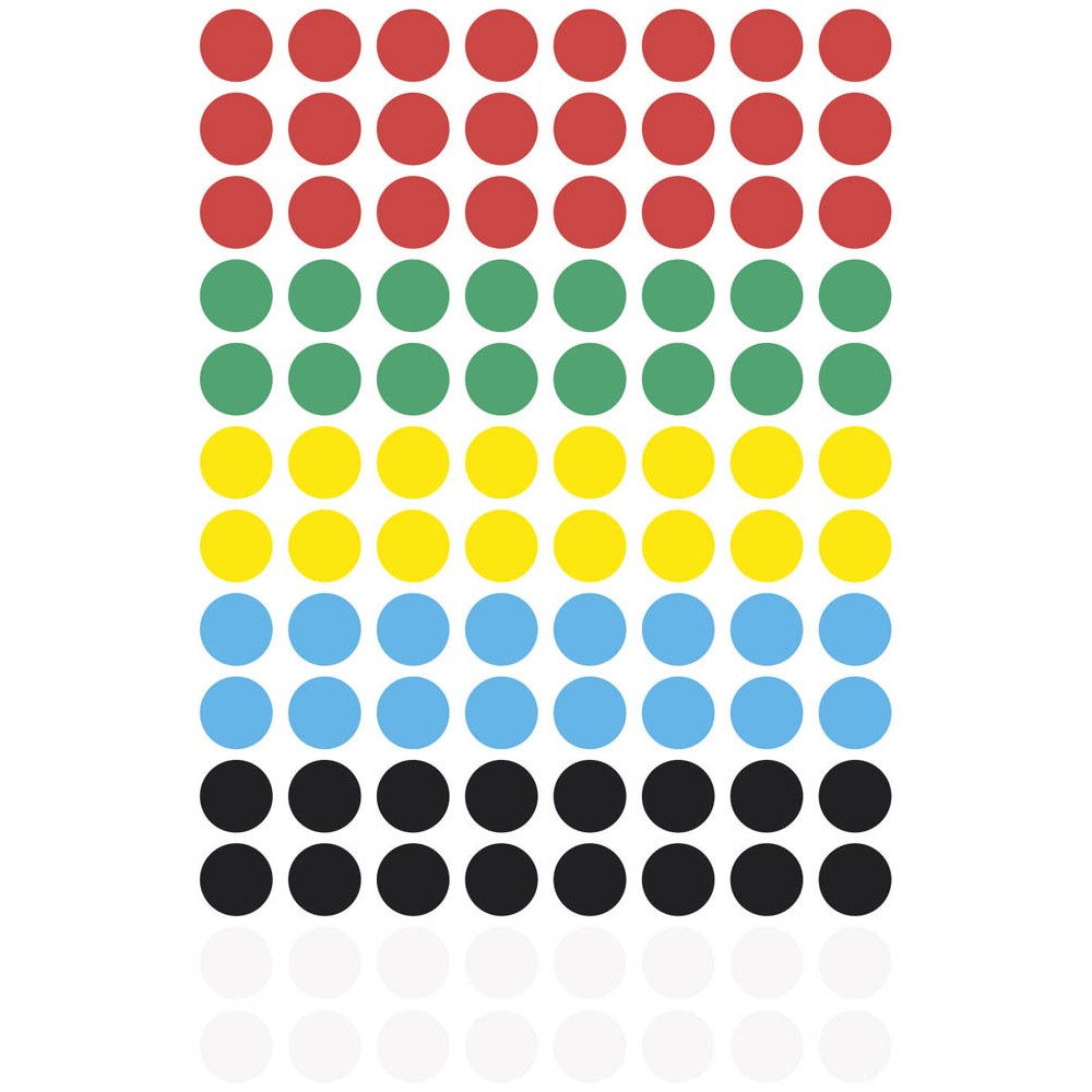 Avery Zweckform 3090 Klebepunkte mini 8 mm mehrfarbig (4 Bögen a 104 Stück)