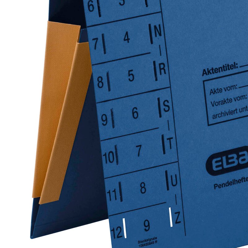 ELBA Pendelhefter Karton blau DIN A4 1x Amtsheftung, 1 St.