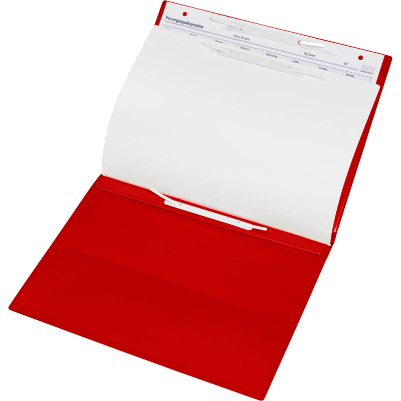BOI Patienten-Dokumentationsmappe Professional-Line DIN A4 quer rot, 1 St.