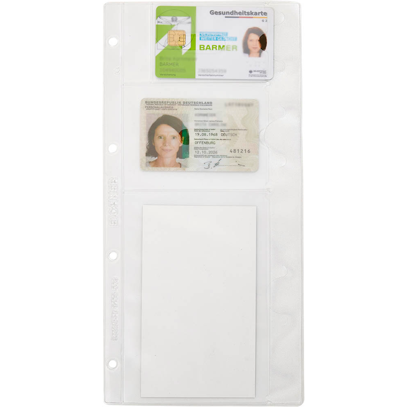 BOI Organisationshüllen 14,5x30,0 cm transparent genarbt, 10 St.