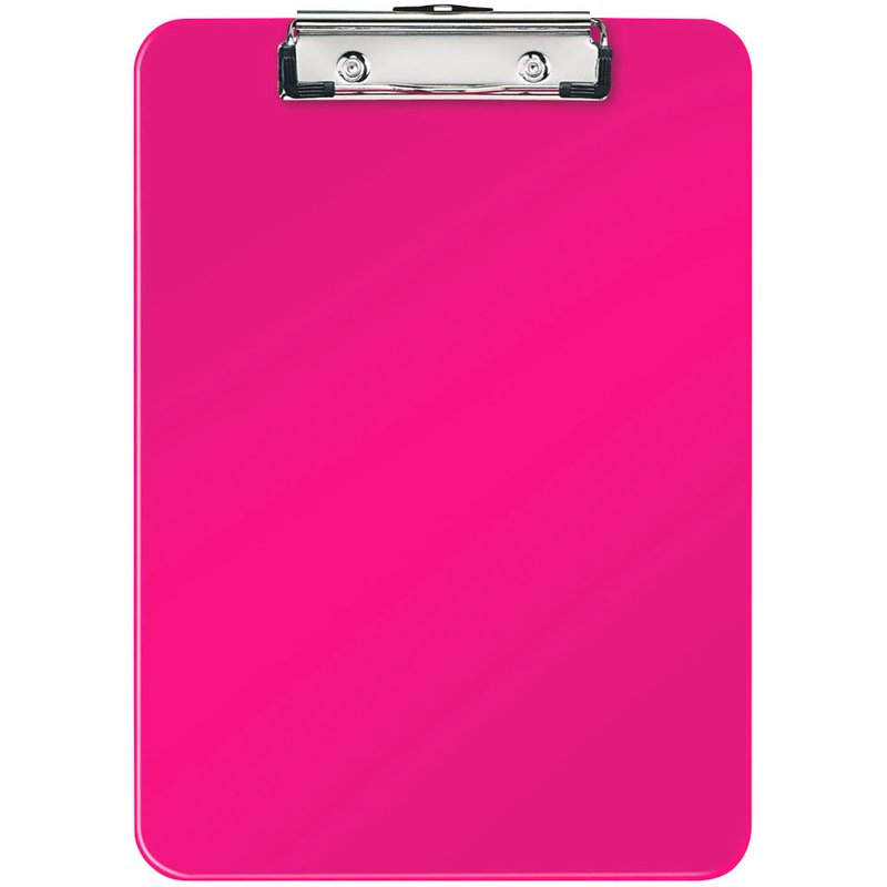 LEITZ Klemmbrett WOW 3971 DIN A4 pink Kunststoff, 1 St.