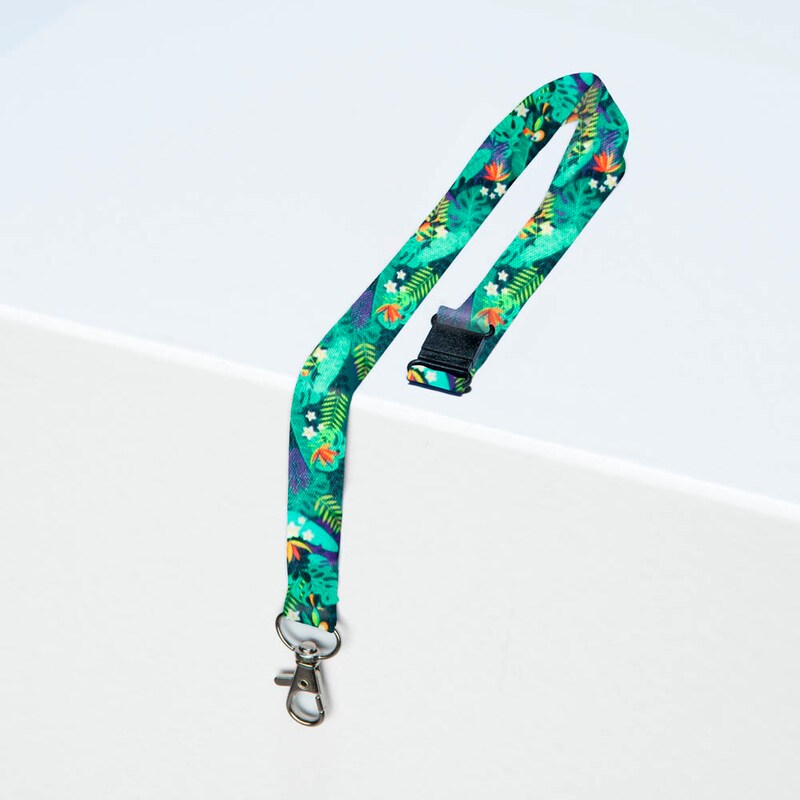 AVERY Zweckform Lanyards Tropical R4828T, Textilband, grün, 10 St.