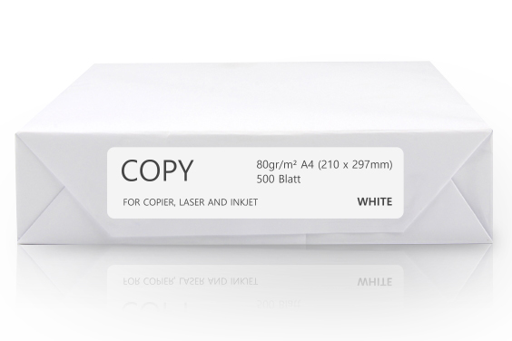 Kopierpapier Weiss DIN-A4 (80g/m²) 500 Blatt