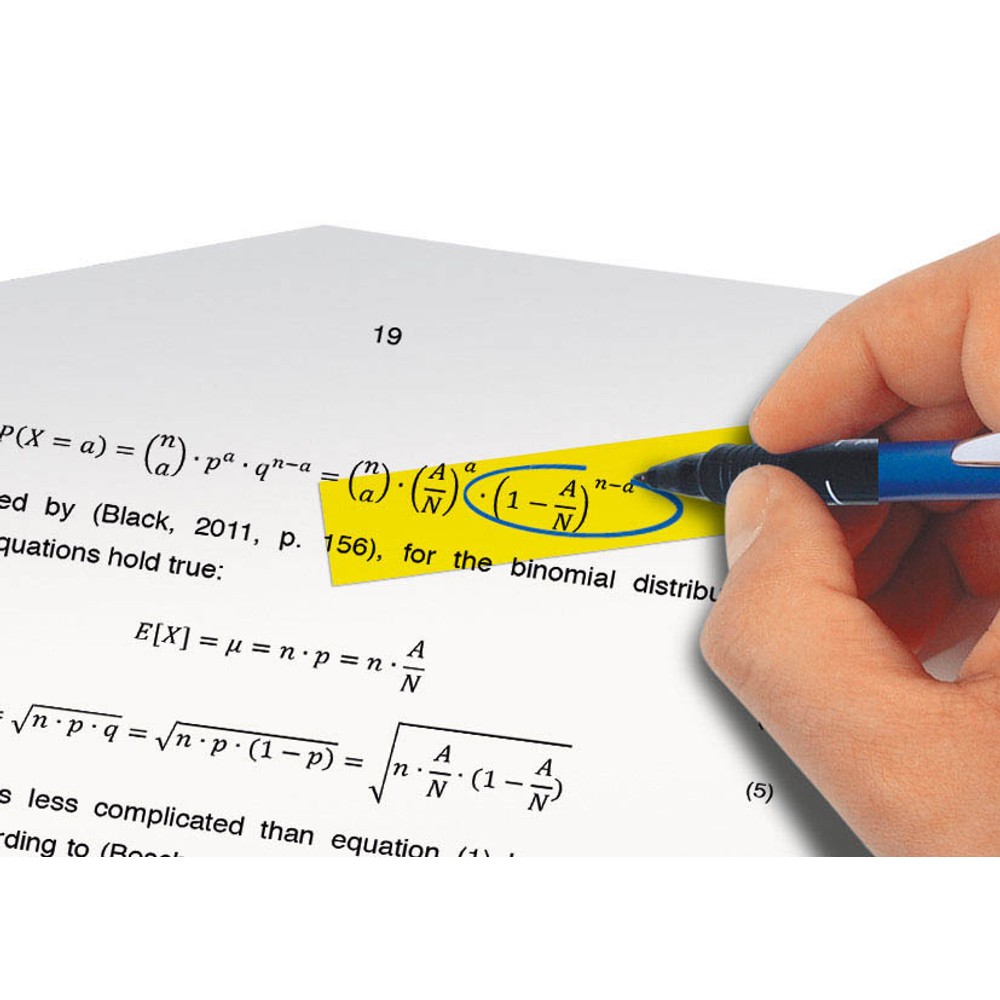 Sigel 381095 Haftmarker im Spender mehrfarbig (5 x 40 Streifen)