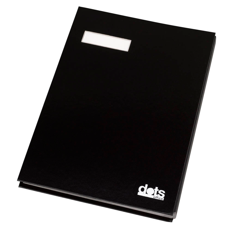 dots Unterschriftenmappe 20 Fächer schwarz, 1 St.