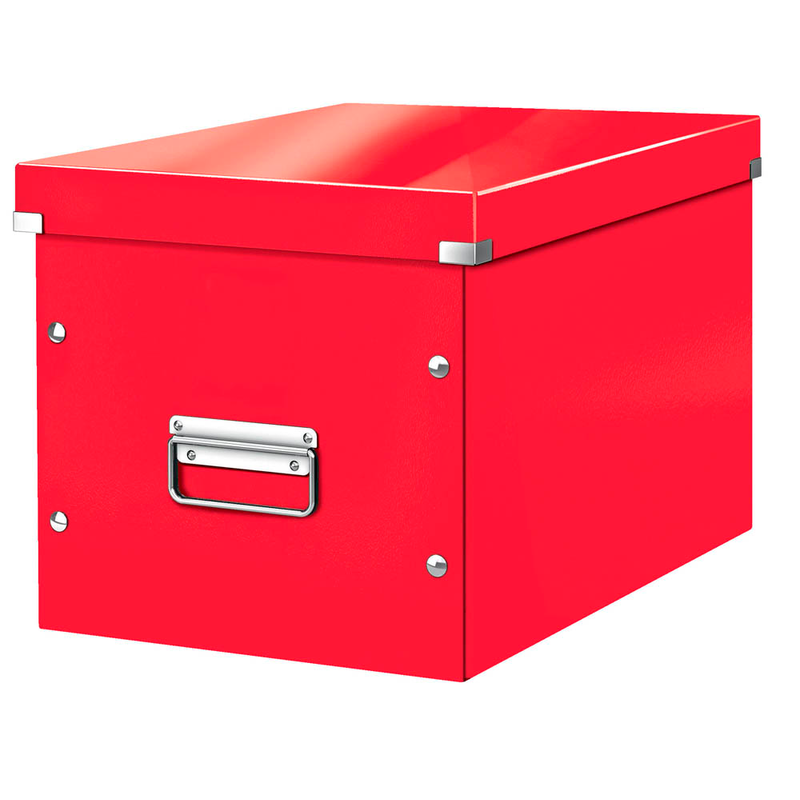 LEITZ Click & Store Aufbewahrungsbox 30,0 l rot 32,0 x 36,0 x 31,0 cm, 1 St.