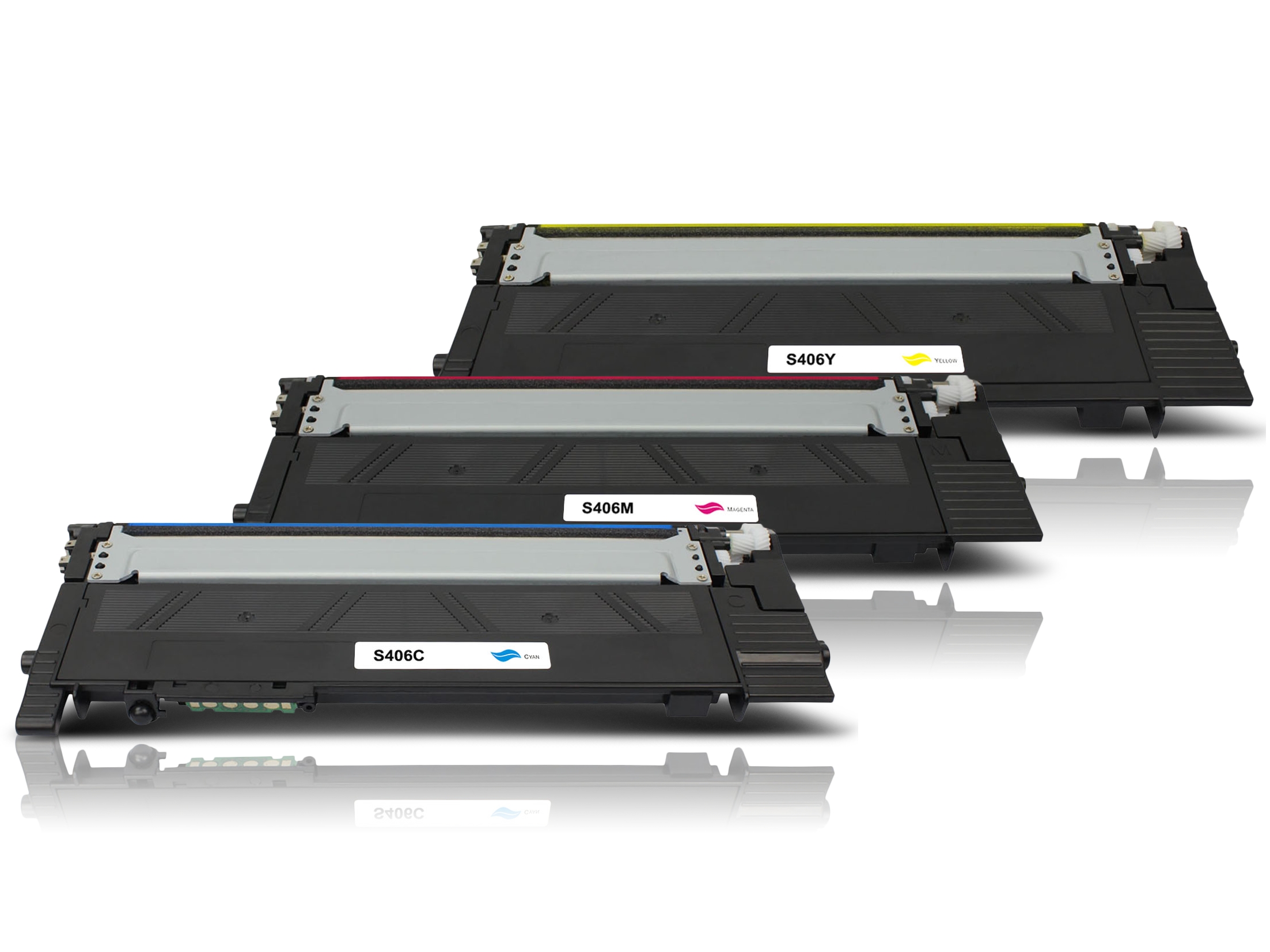 Alternativ zu Samsung CLT-C406S CLT-M406S CLT-Y406S Toner Multipack CMY (3er Set)