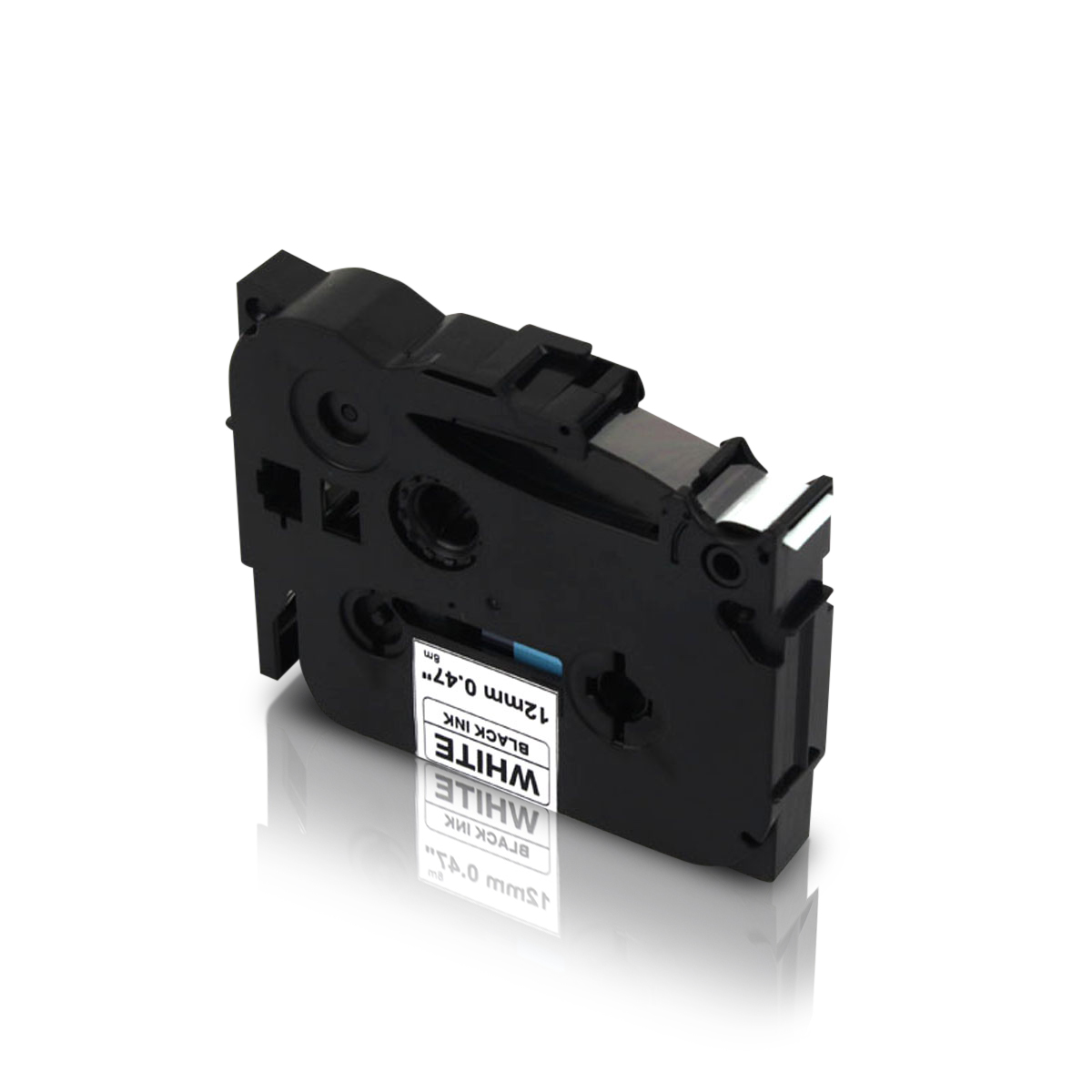 Alternativ zu Brother TZe-S231 P-Touch Schriftband 12mm schwarz/weiss (extra-stark klebend)