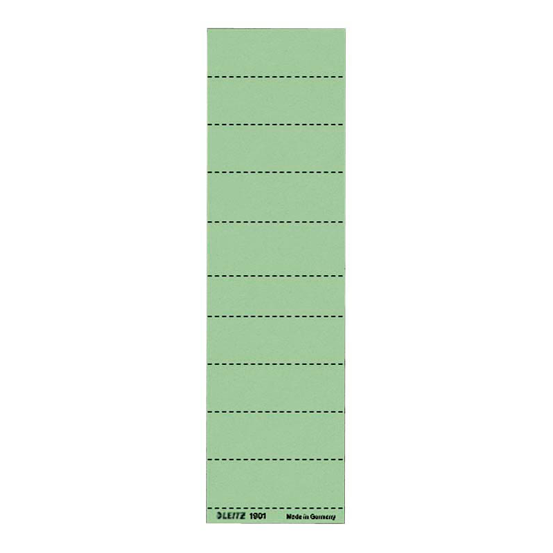 LEITZ Beschriftungsschilder für Hängeregister 1901 grün, 100 St.