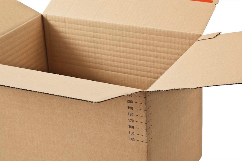 ColomPac® Versandkartons Blitzbodenkartons 45,0 x 32,5 x 19,0 - 31,0 cm, 10 St.