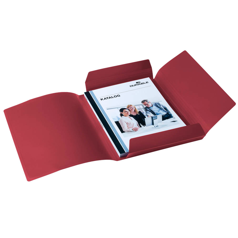 DURABLE Eckspanner DIN A4 rot, 5 St.