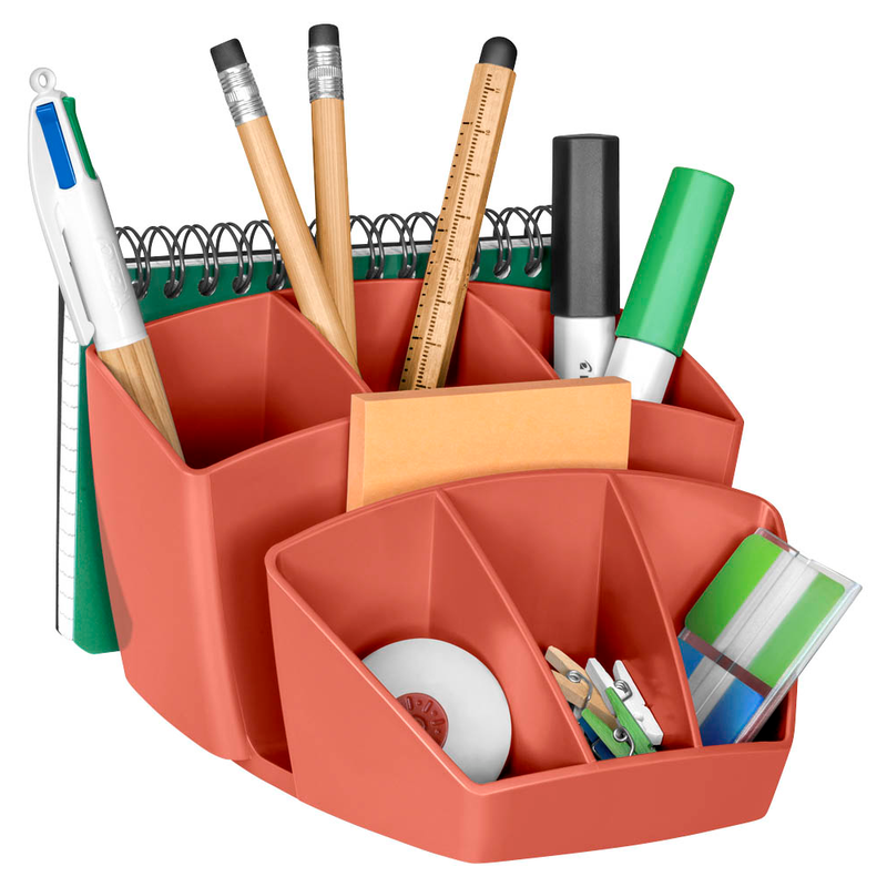 cep Stiftehalter TERRA NOVA terracotta Polystyrol 6 Fächer 14,3 x 15,8 x 9,,3 cm