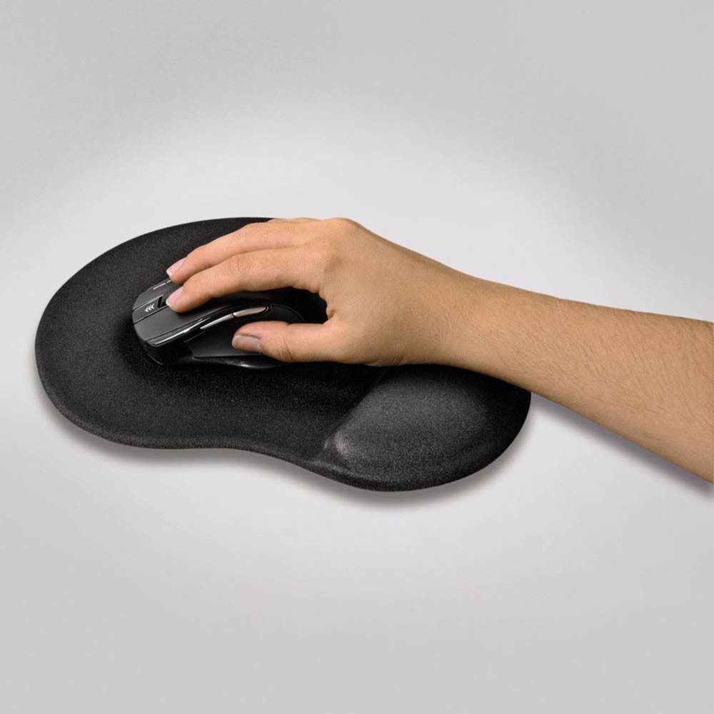Hama Mousepad mit Handauflage rutschfest Schwarz