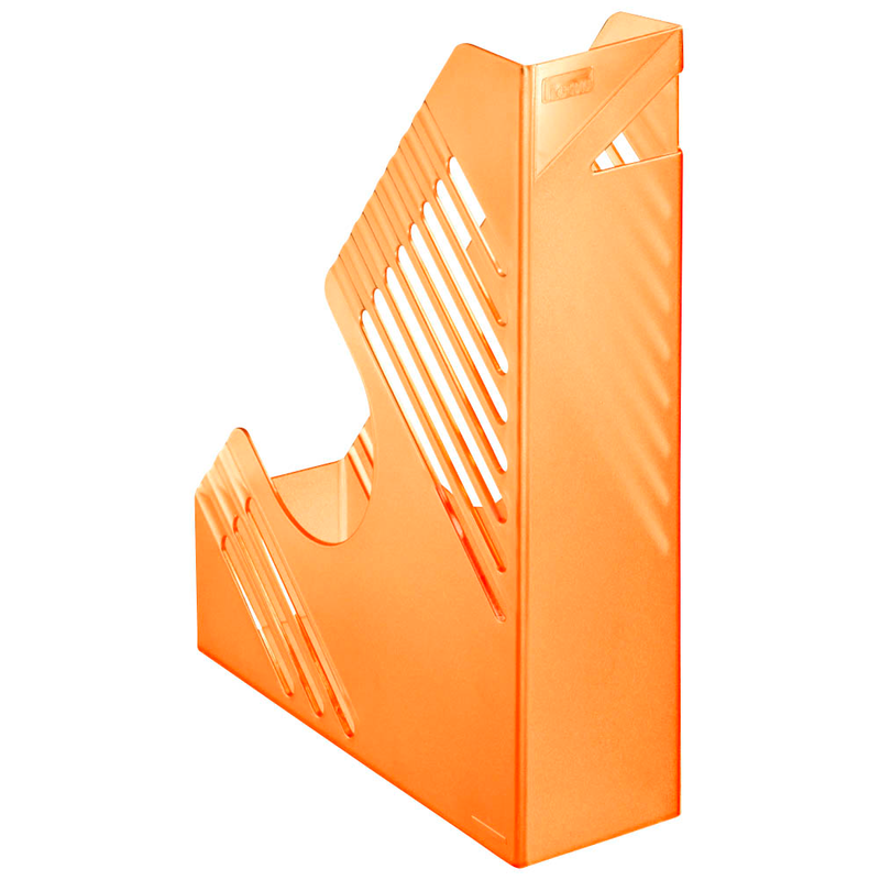 bene Stehsammler 50100ORT orange-transparent Kunststoff, DIN A4