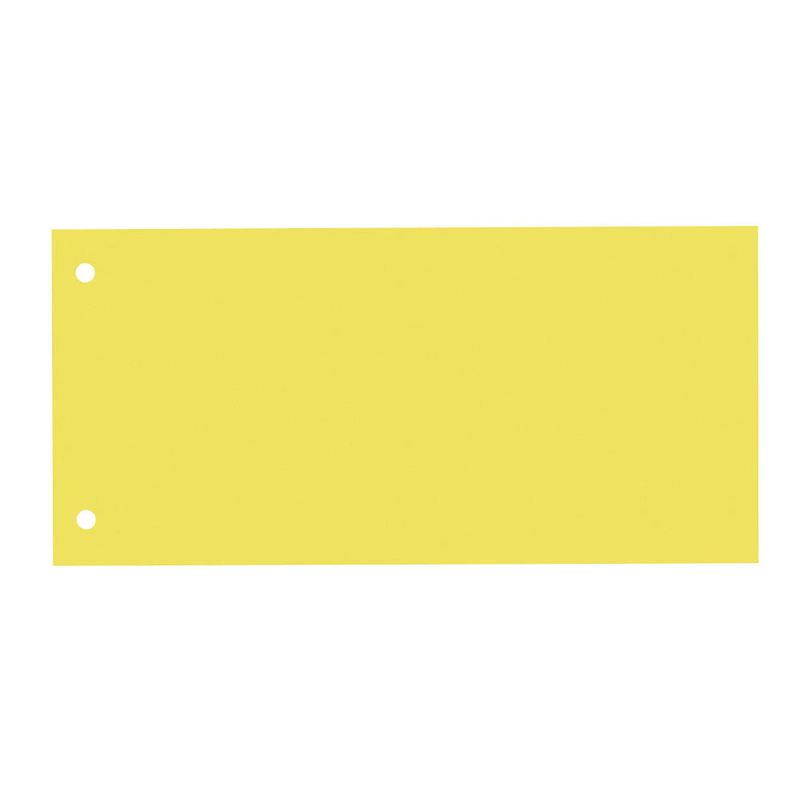 dots Trennstreifen gelb, 130 g/qm Karton 23,0 x 10,5 cm, 100 St.