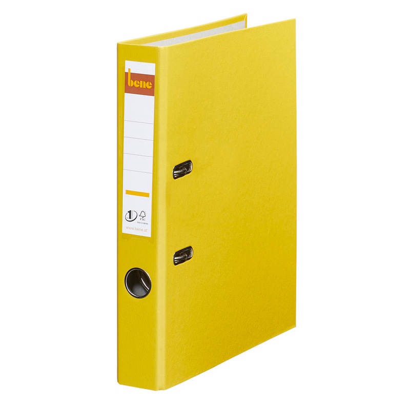 bene No.1 Power Ordner gelb Kunststoff 5,2 cm DIN A4, 1 St.