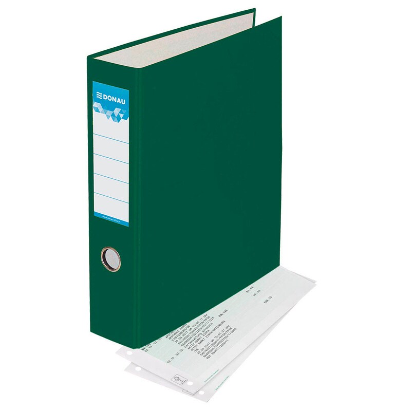DONAU Doppelordner grün Karton 7,5 cm, 1 St.