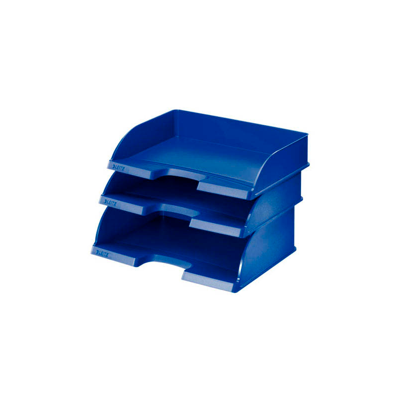 LEITZ Briefablage Jumbo quer Plus blau DIN A4, 1 St.