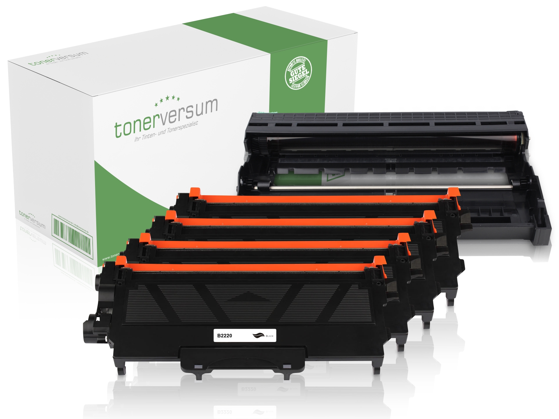 Alternativ zu Brother TN-2220 / DR-2200 Spar-Set (4x Toner / 1x Trommel)