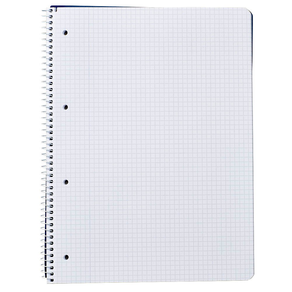 Ursus Collegeblock OE kariert Innenrand blau (80 Blatt)