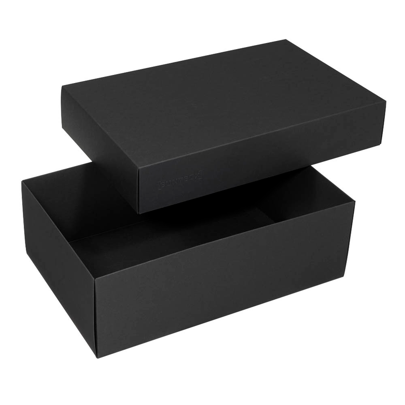 BUNTBOX XL Geschenkboxen 8,6 l schwarz 34,0 x 22,0 x 11,5 cm, 1 St.
