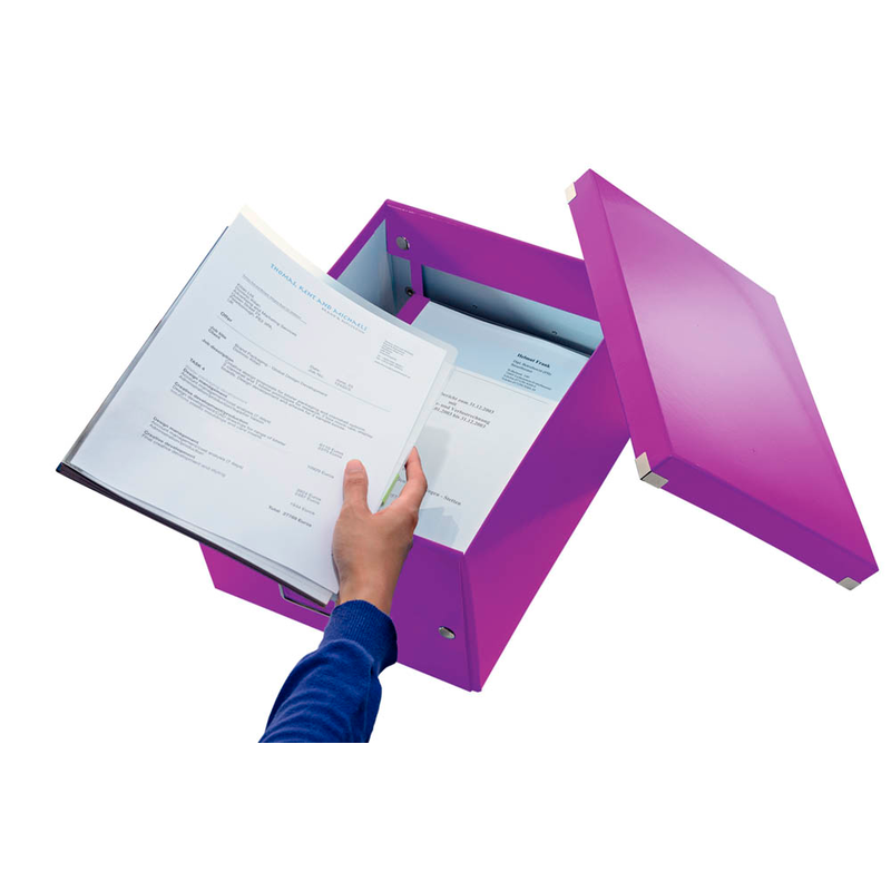 LEITZ Click & Store Aufbewahrungsbox 16,7 l violett 28,1 x 36,9 x 20,0 cm, 1 St.