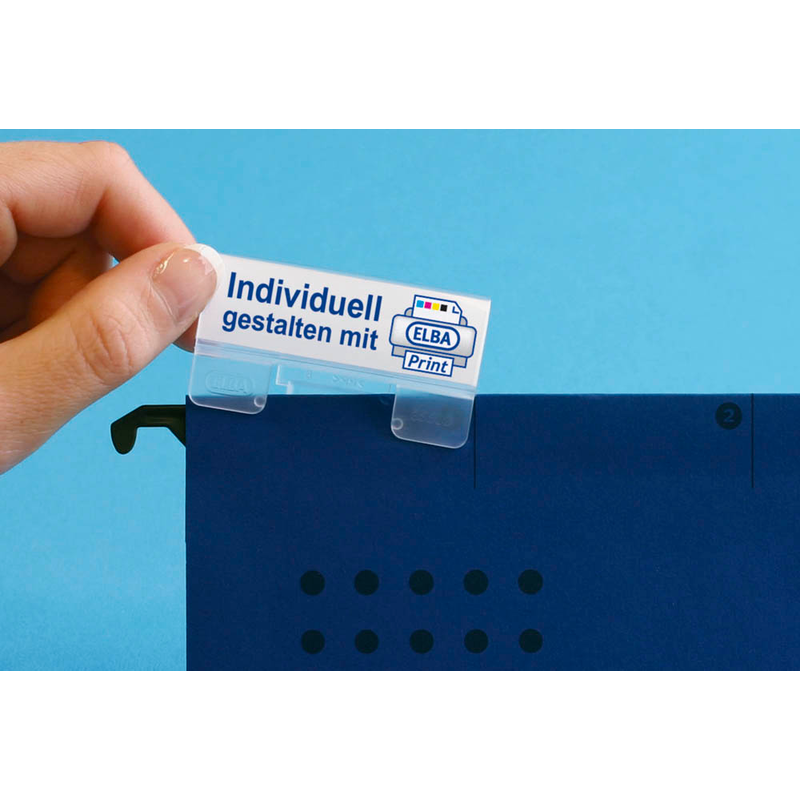 ELBA Vollsichtreiter vertic 85508 transparent, 25 St.