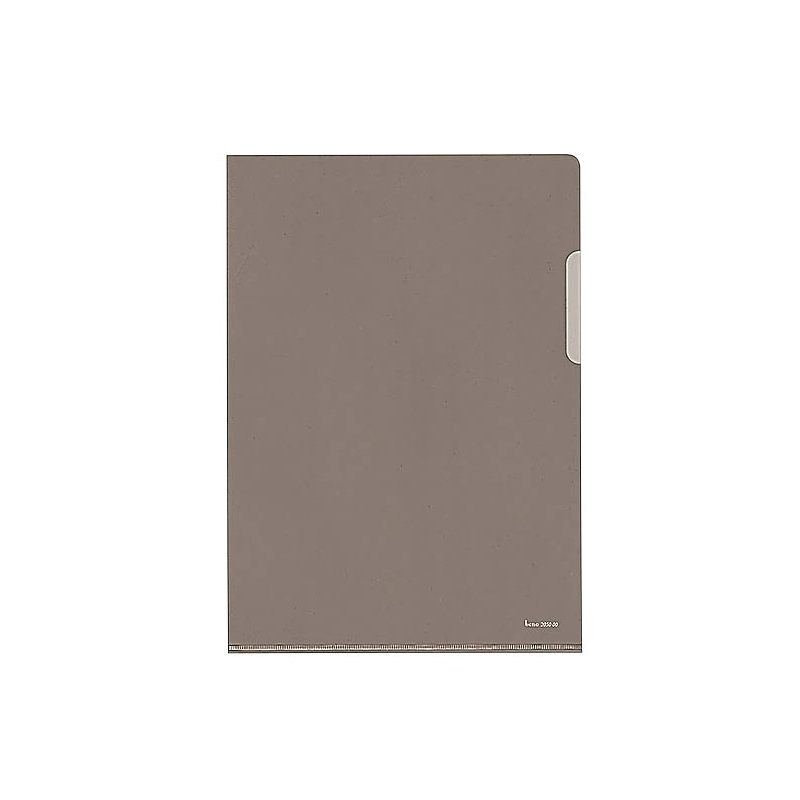 bene Sichthüllen DIN A4 grau glatt 0,15 mm, 100 St.