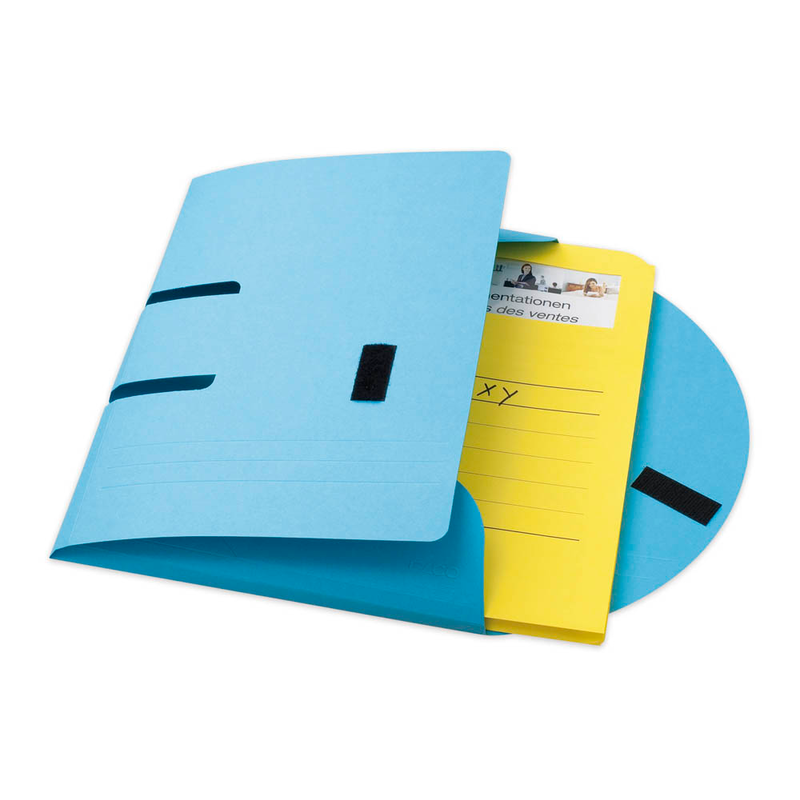 ELCO Ösenhefter Ordo Collecto Karton farbsortiert DIN A4 überbreit, 10 St.