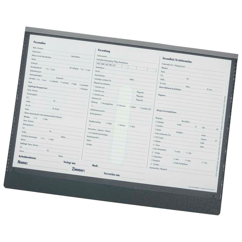 BOI Ringmappe Dura grau, 10 St.