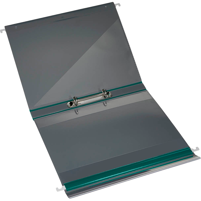 BOI Patienten-Dokumentations-Hängemappe 2-Ringe PMH2R grün Boden: 2,5 cm, 1 St.