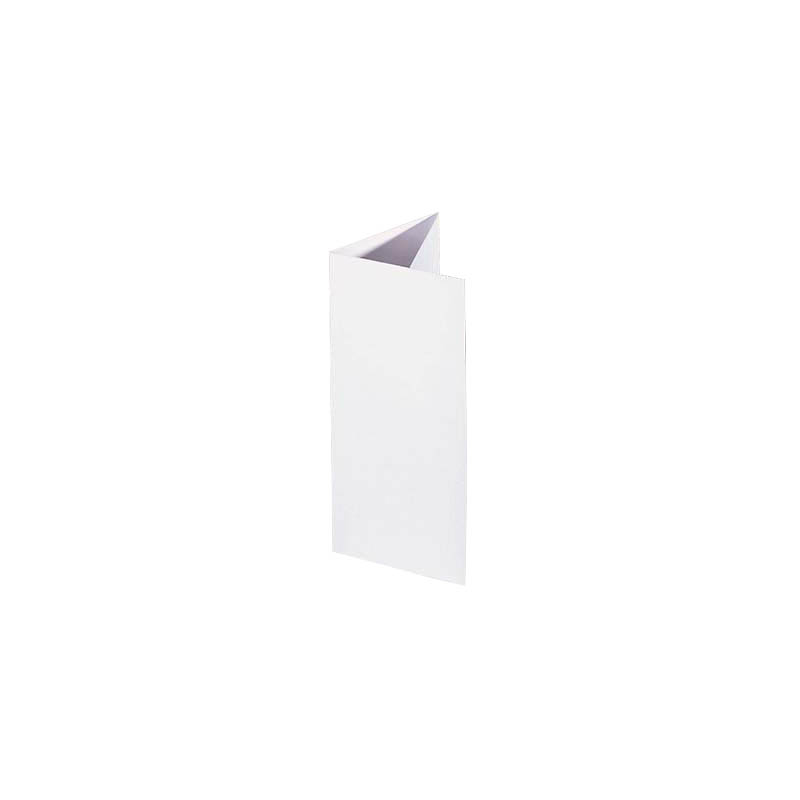 SIGEL Faltkarten weiß DP810 weiß DIN lang, 50 St.