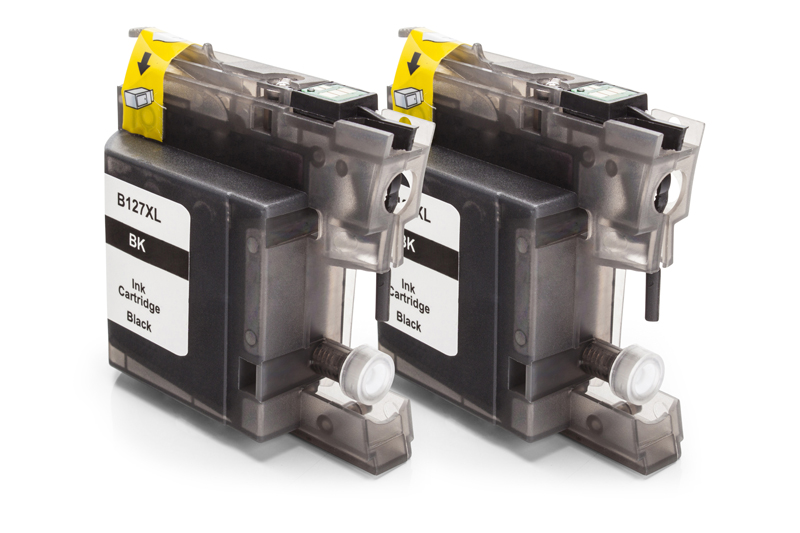 Alternativ zu Brother LC-127BK XL Tinte Black (2er Pack)