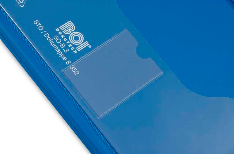 BOI Patienten-Dokumentations-Hängemappe 2-Ringe blau, 5 St.