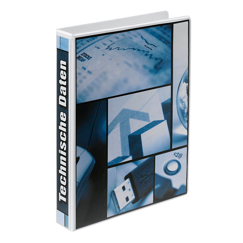 Esselte Präsentationsringbücher 4-Ringe weiß 4,4 cm DIN A4, 10 St.