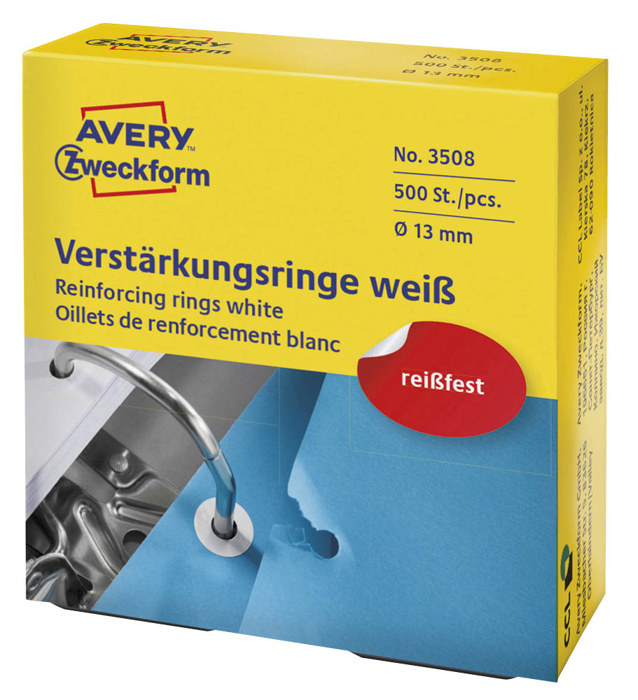 AVERY Zweckform Lochverstärker weiß, 500 St.